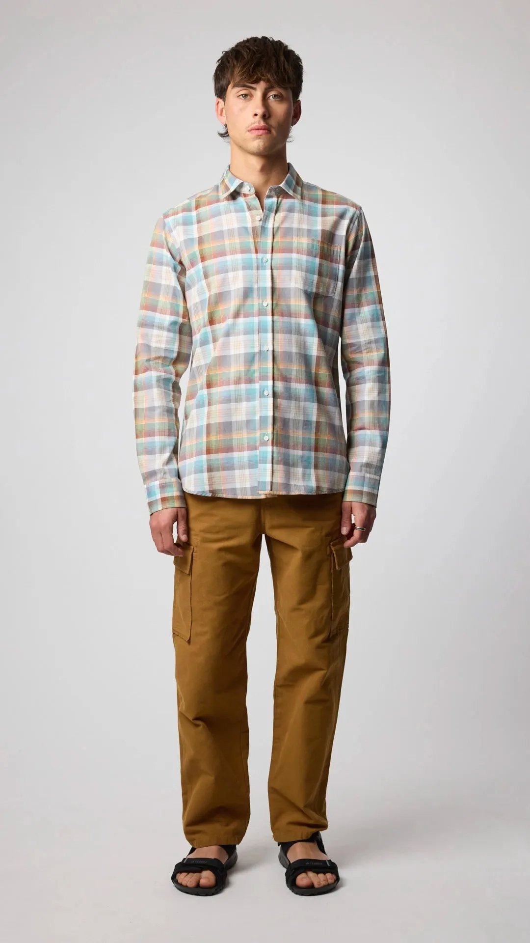 CAMISA PLAID SUMMER VERDE