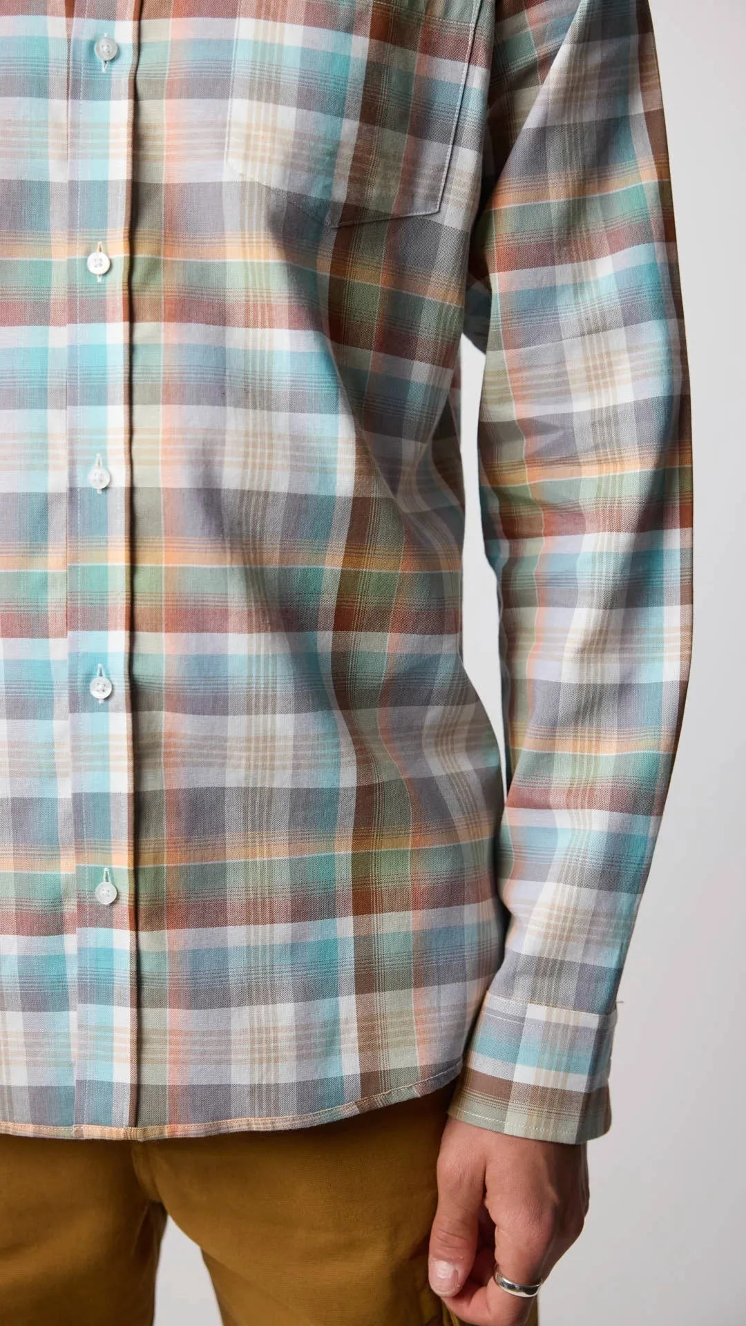 CAMISA PLAID SUMMER VERDE