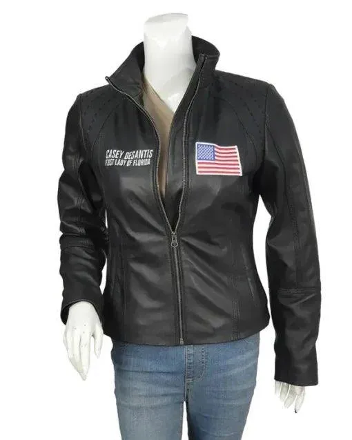 Casey Desantis Leather Jacket