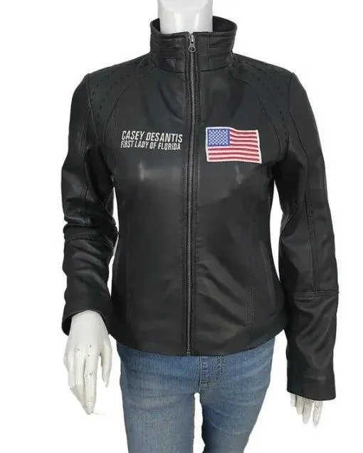 Casey Desantis Leather Jacket