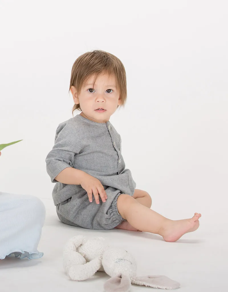 Chambray Bloomer, Slate