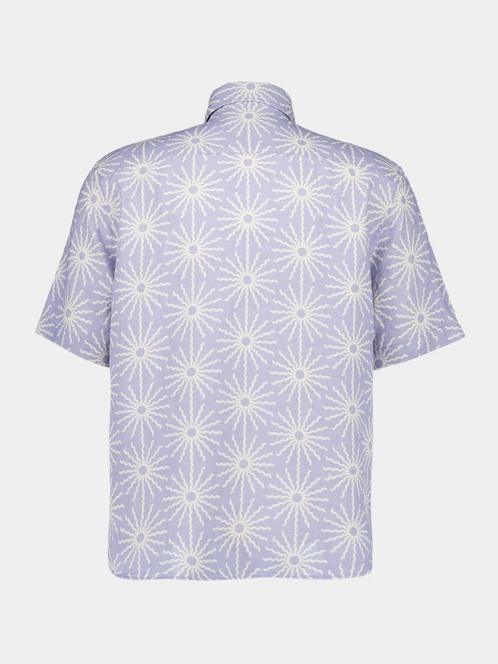Chambray Blue Castro Linen Shirt