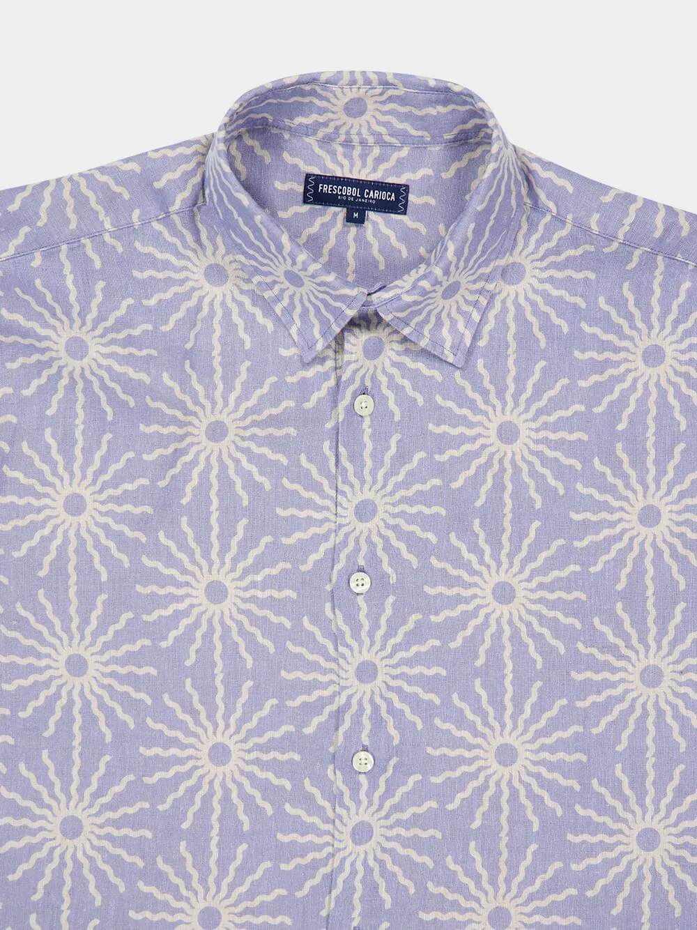 Chambray Blue Castro Linen Shirt