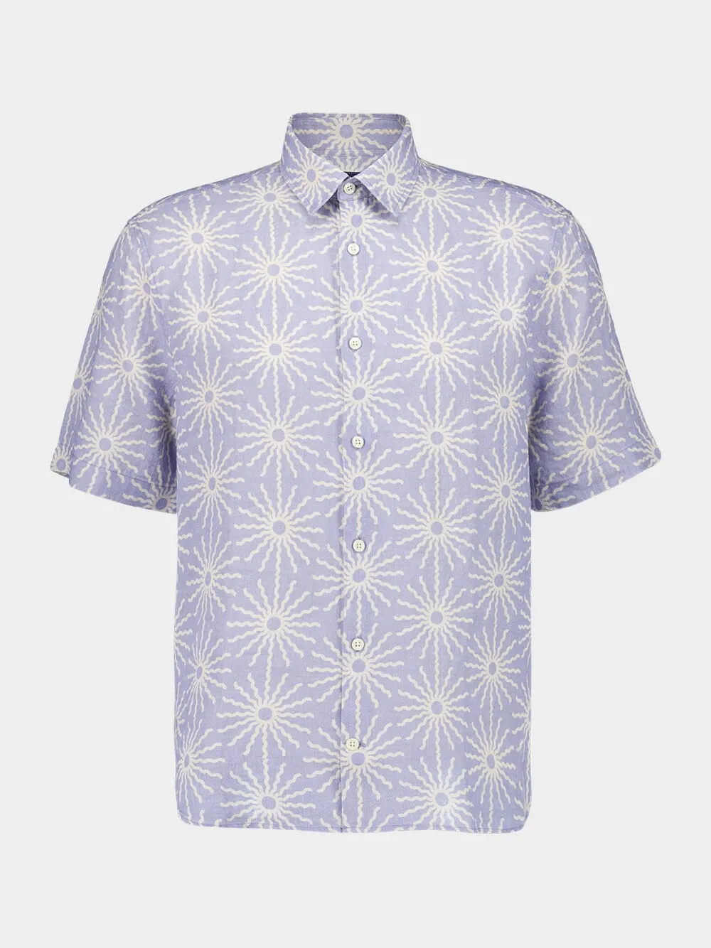 Chambray Blue Castro Linen Shirt