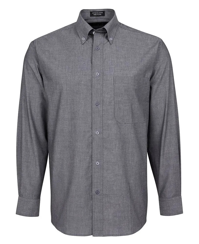 CHAMBRAY LONG SLEEVE MANAGERS SHIRT