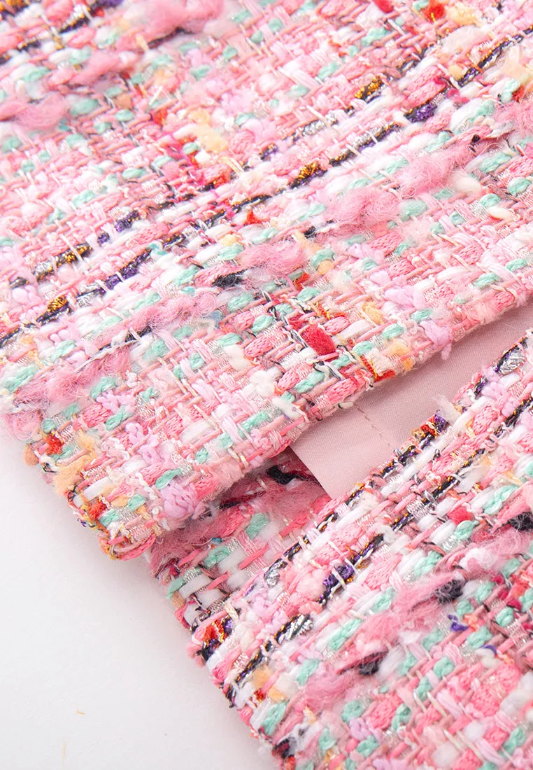 Checked A-line Skirt