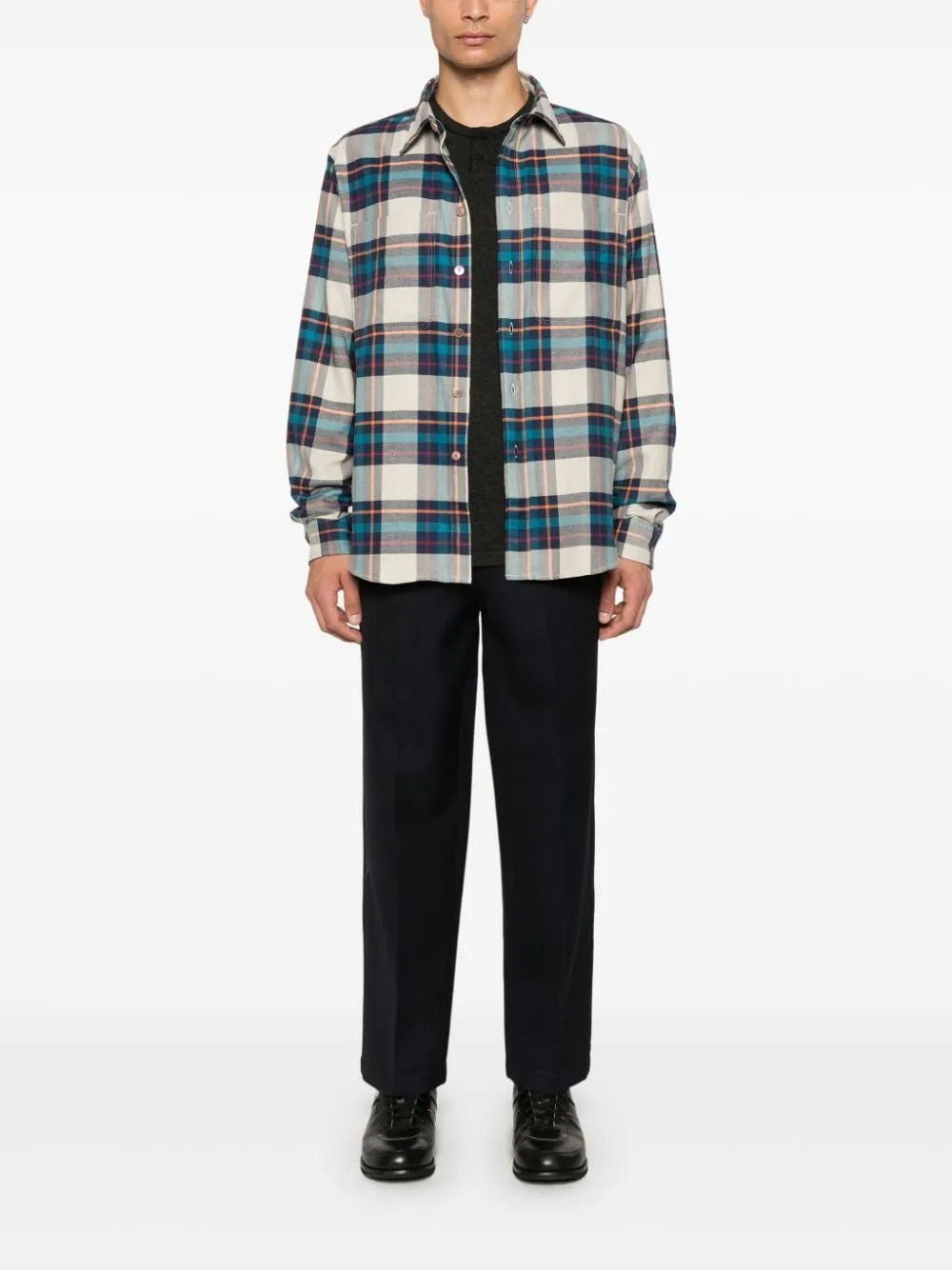 Checked cotton shirt
