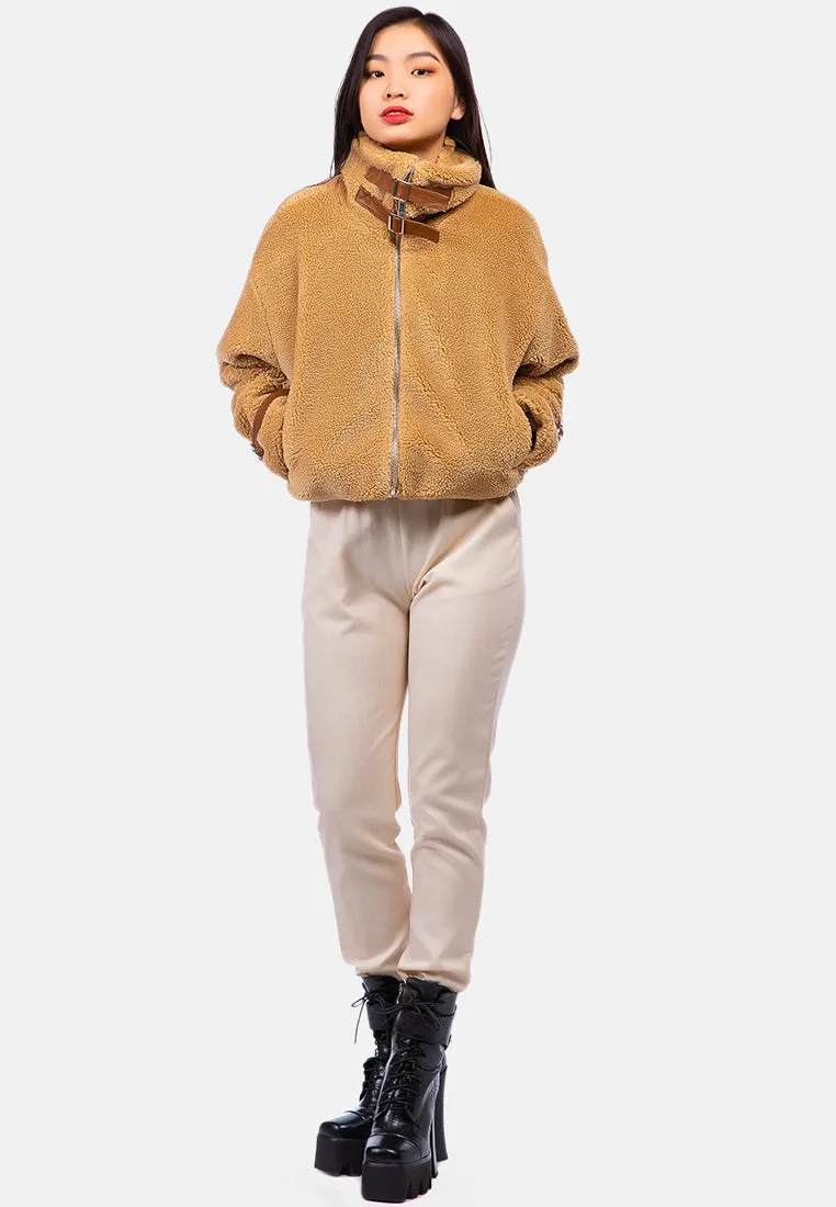 Chill Morning Faux Fur Teddy Jacket