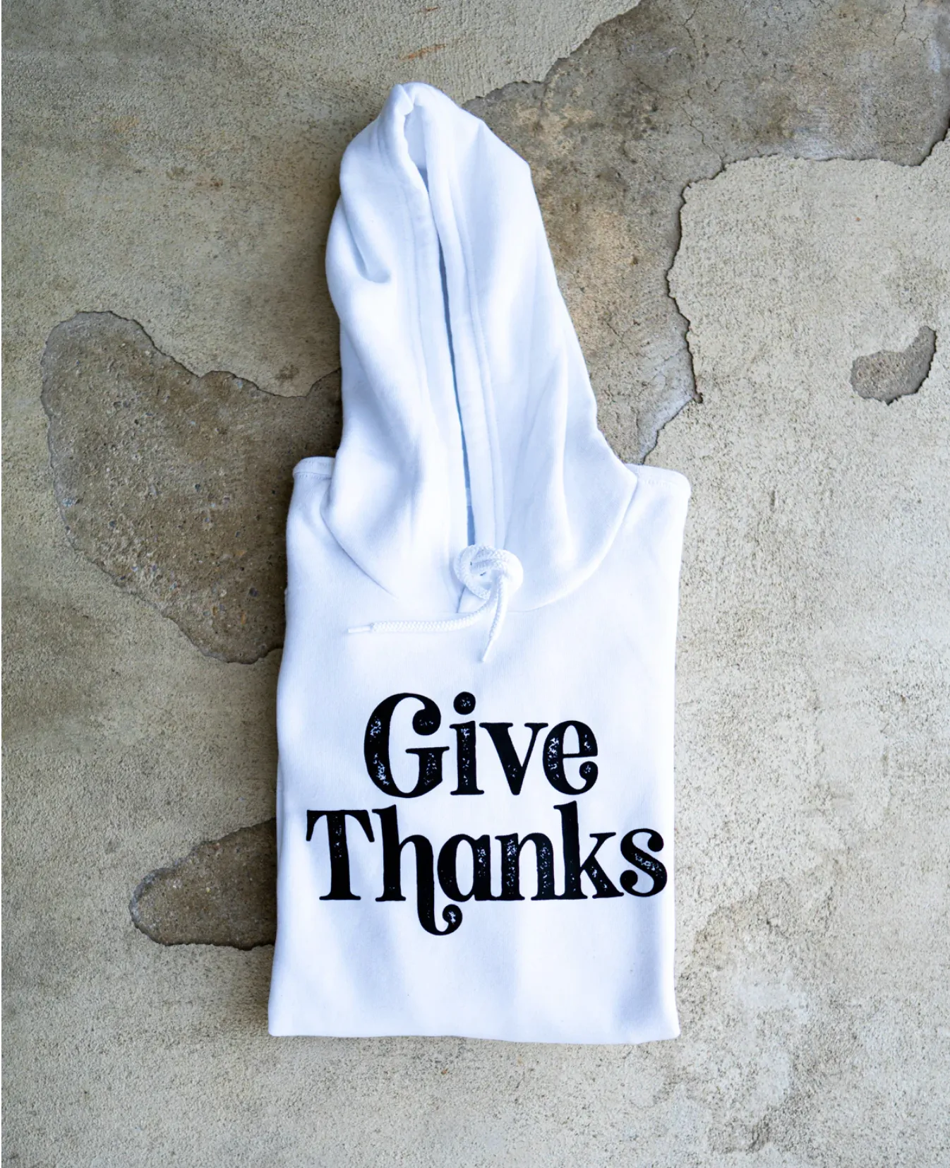 (CLEARANCE) Give Thanks Adult Sponge Fleece Hoodie