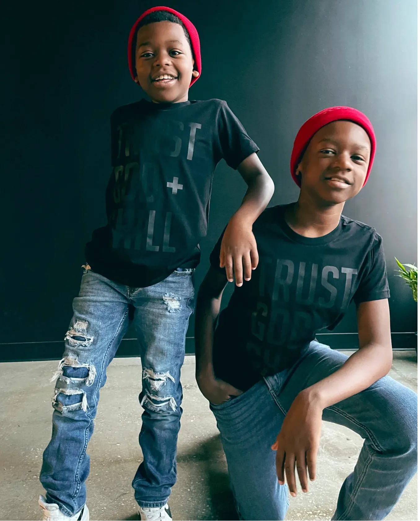 (CLEARANCE) Trust God   Chill Kids T Shirt