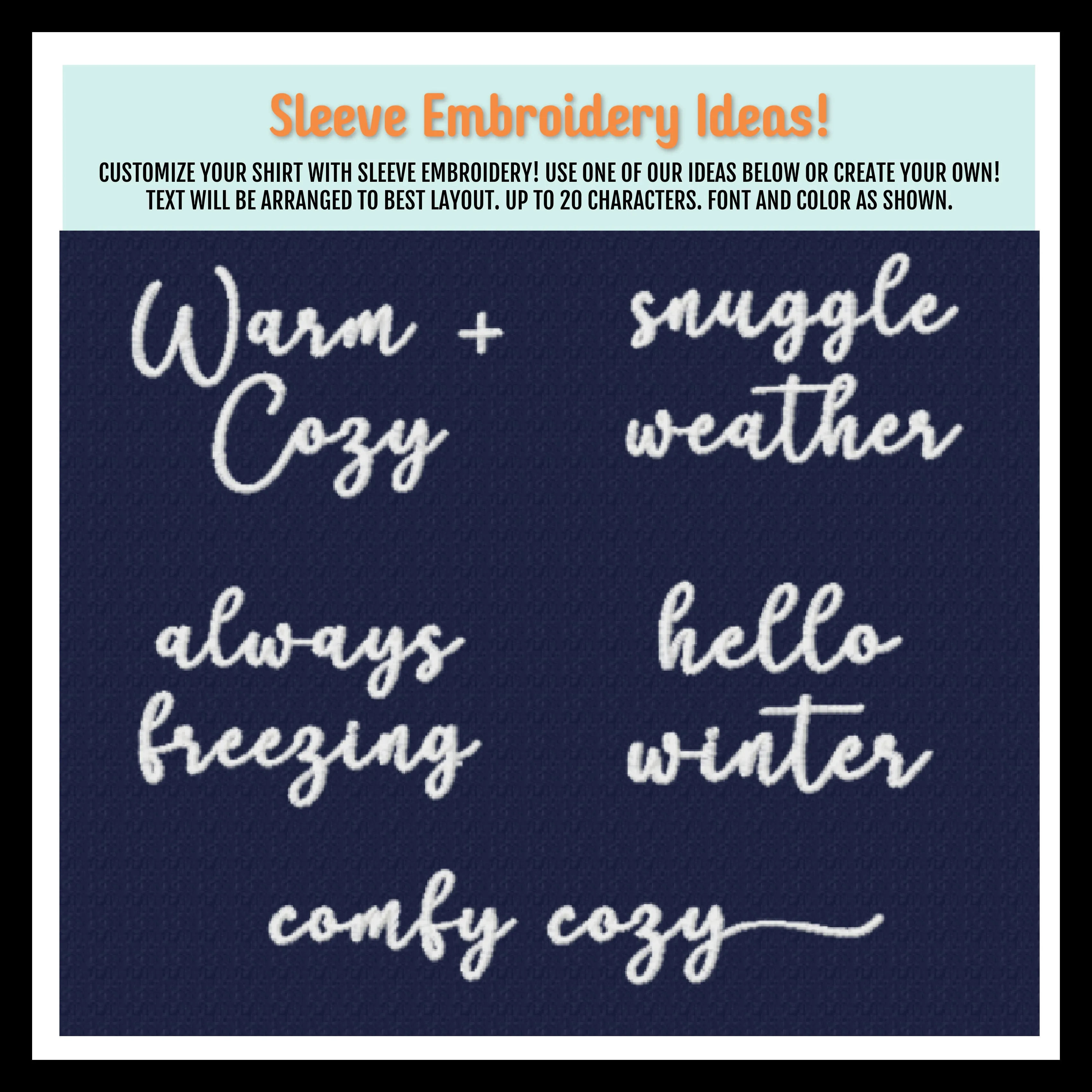 COZY Arched Plaid Shirt-Custom Wording and Sleeve