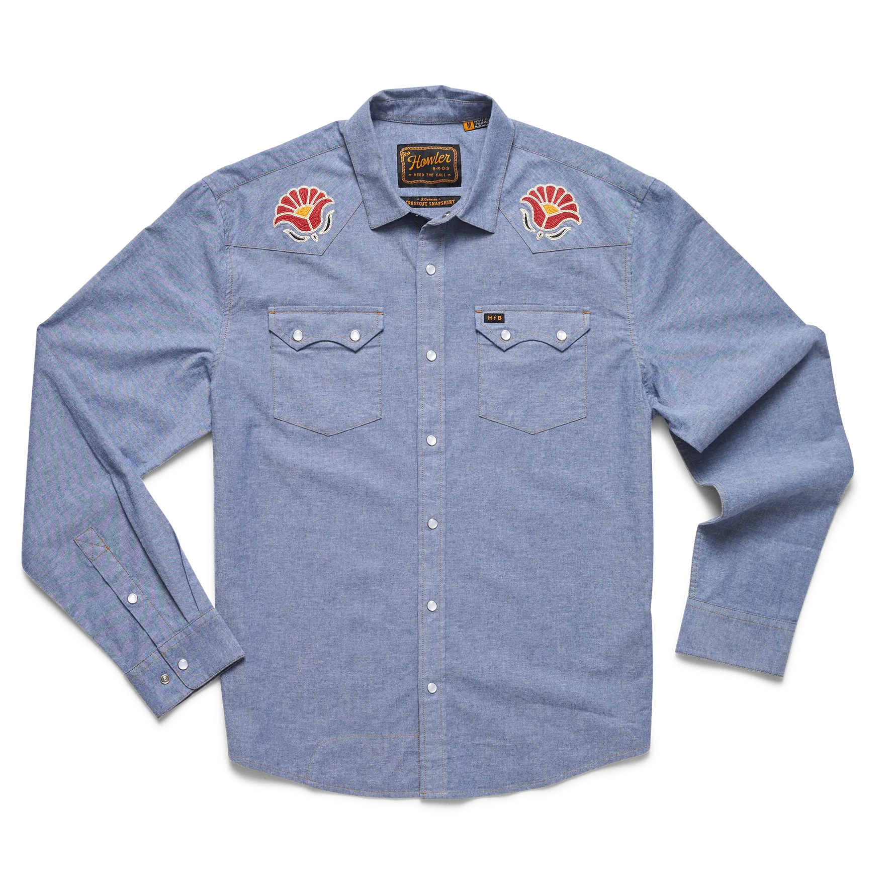 Crosscut Deluxe Snapshirt | Fresh Blooms | Howler Brothers