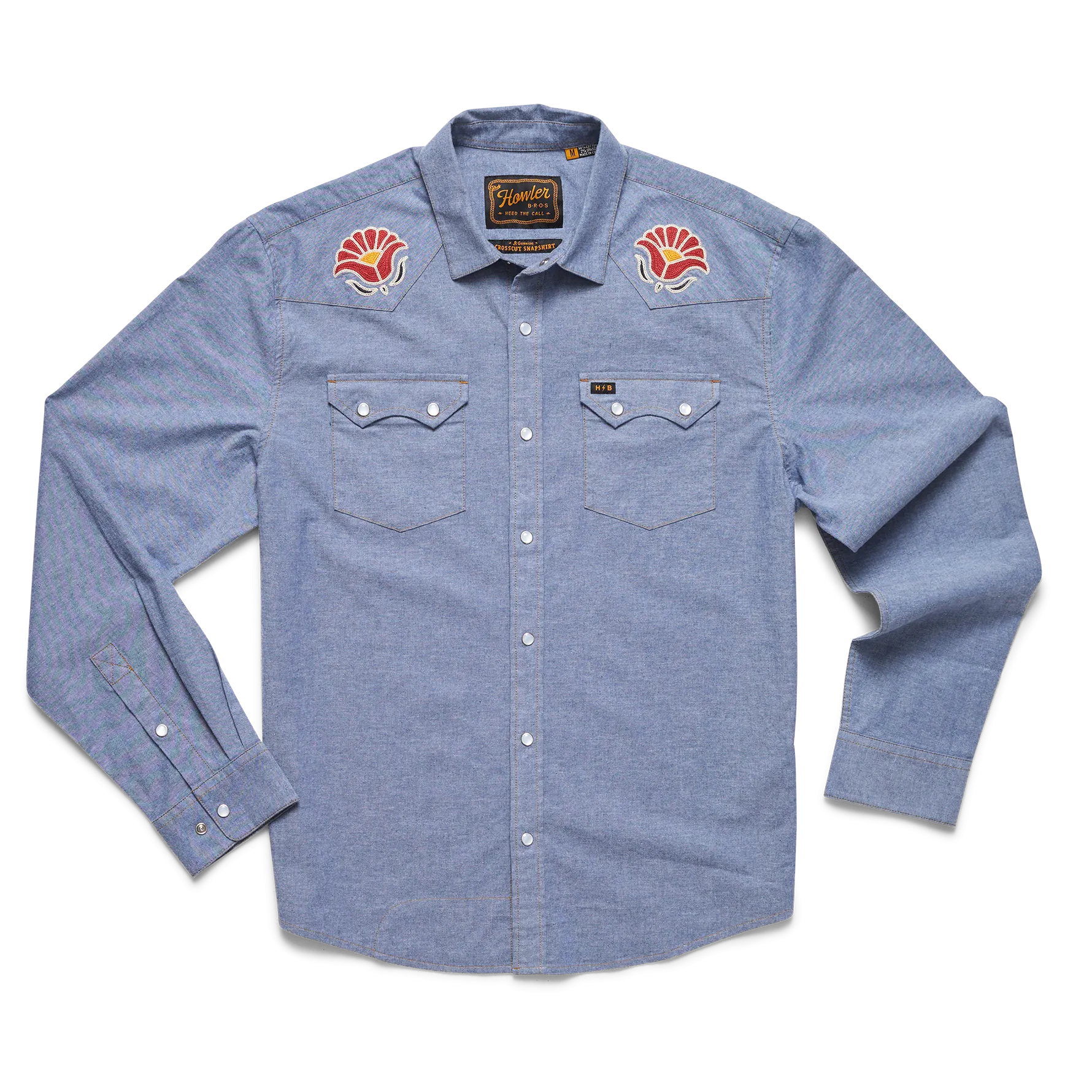 Crosscut Deluxe Snapshirt | Fresh Blooms | Howler Brothers