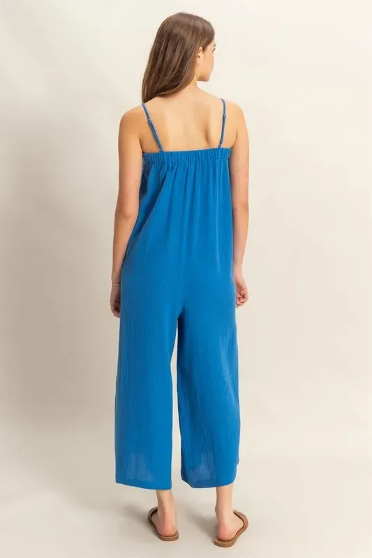 Crystal Flowy Cami Jumpsuit