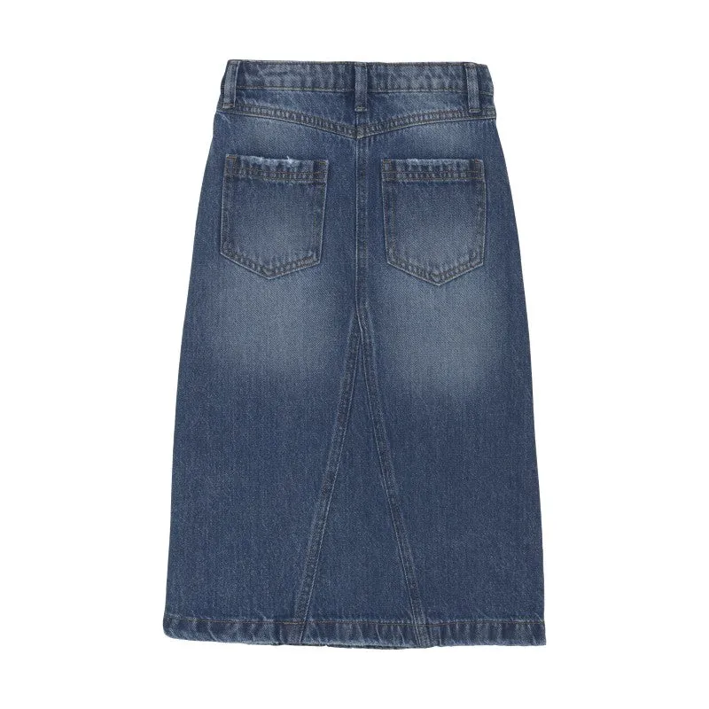 Denim 5 Pocket Skirt