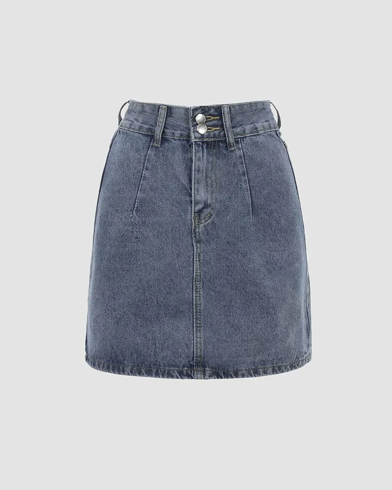 Denim For Days Skirt