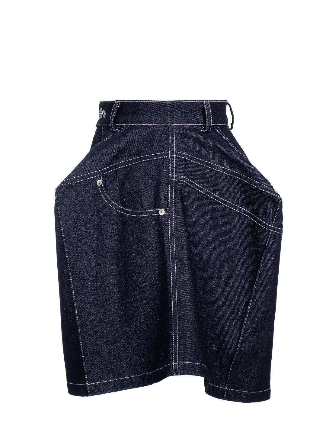 Denim Full Skirt