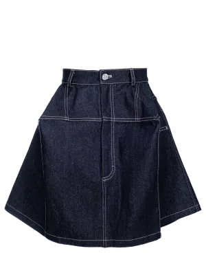 Denim Full Skirt