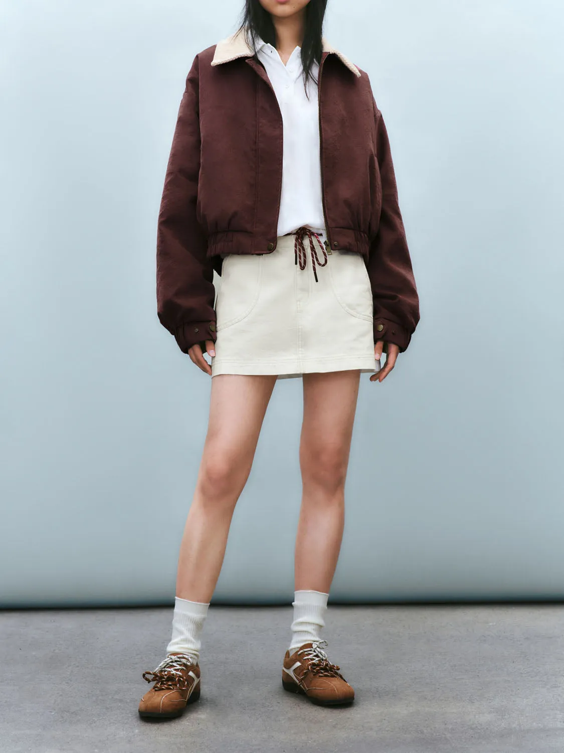 Denim Mini Skirts