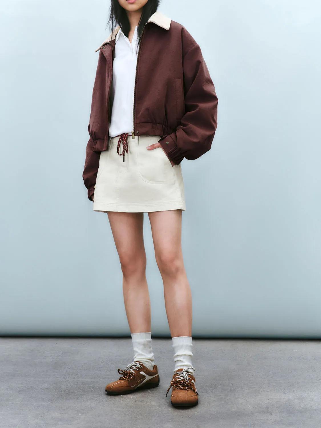Denim Mini Skirts