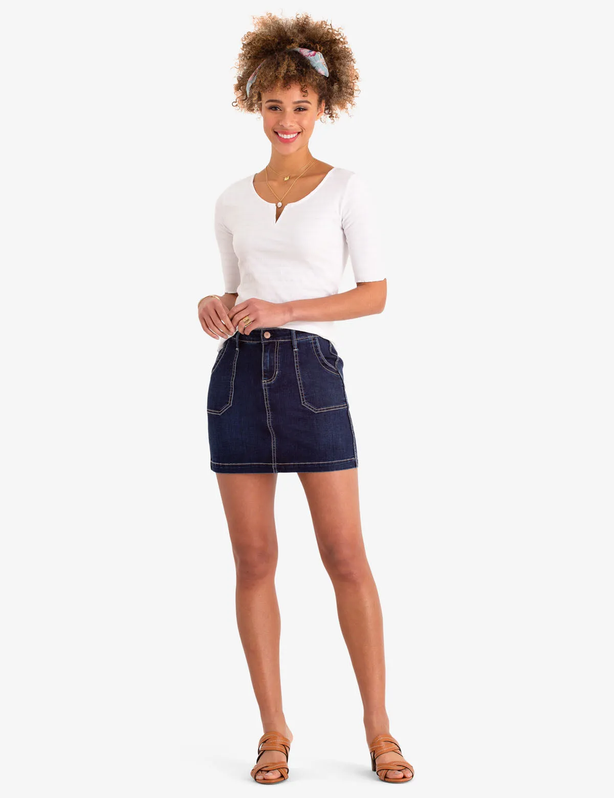 DENIM SKIRT
