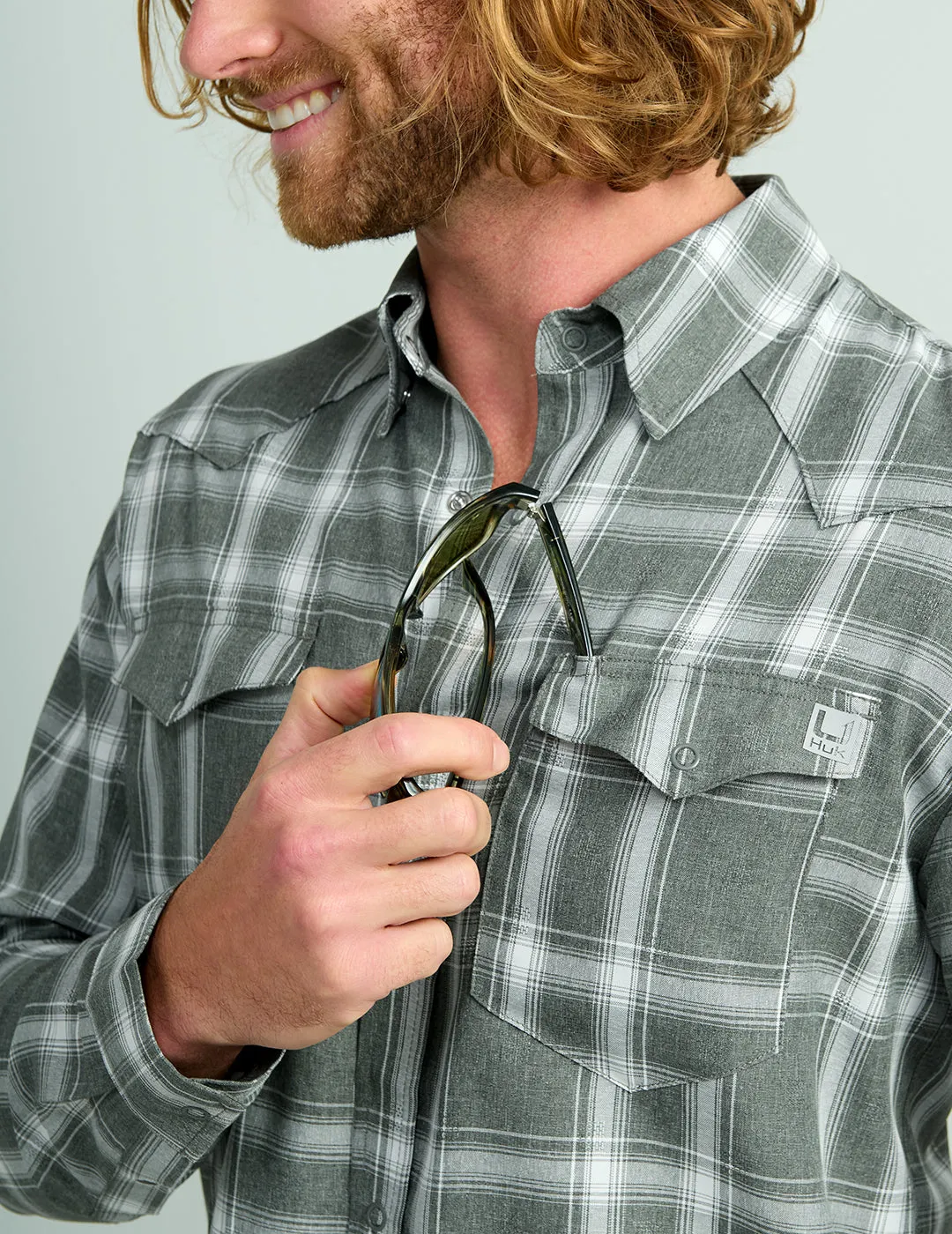 Diamond Back Plaid Button-Down