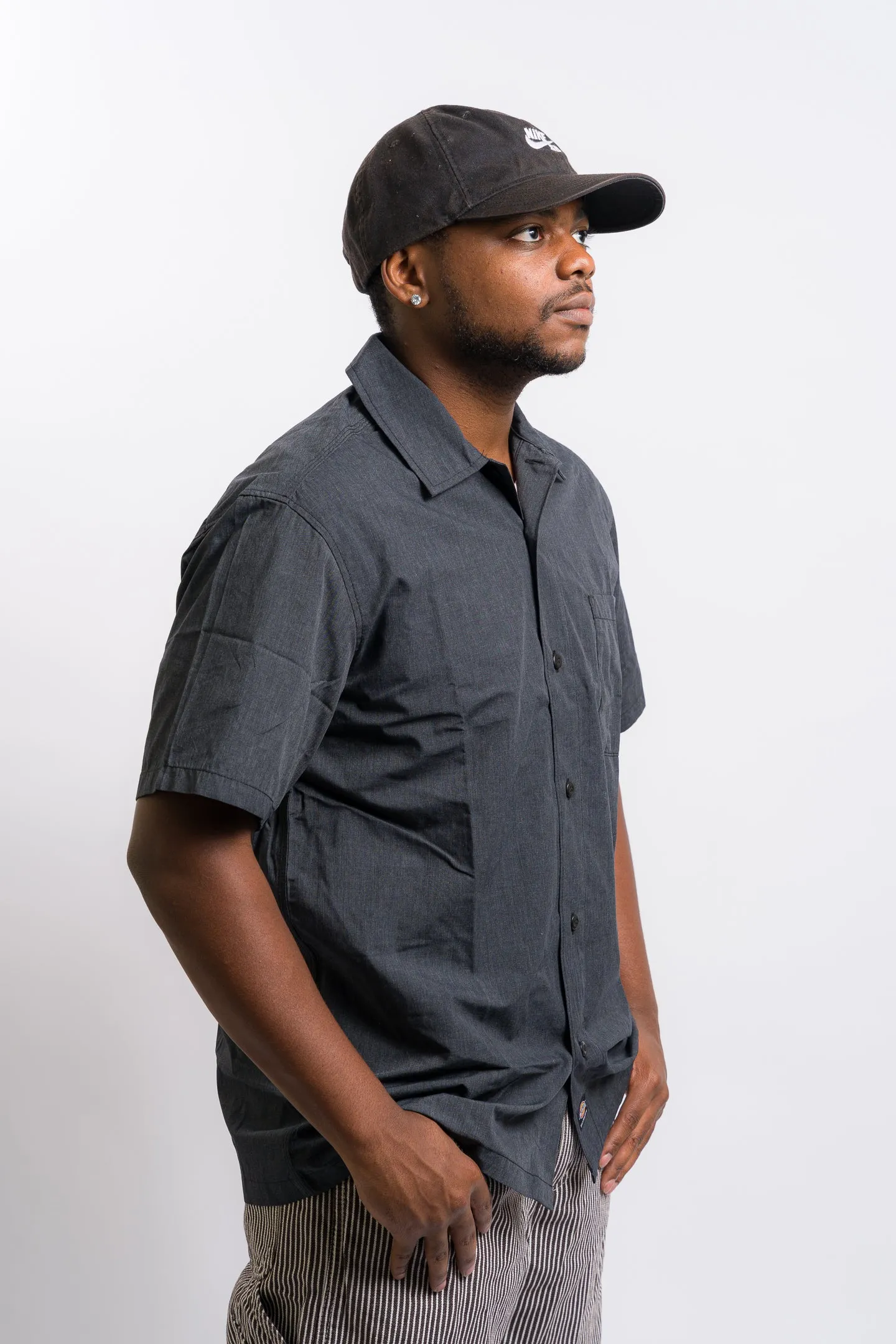 Dickies Skateboarding Waynesboro Shirt - Black Chambray