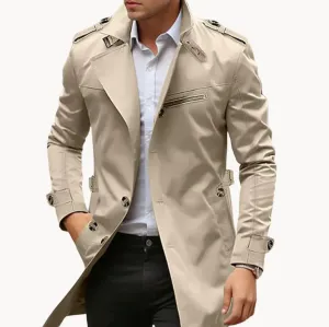 Dominic | elegant lightweight trench coat men
