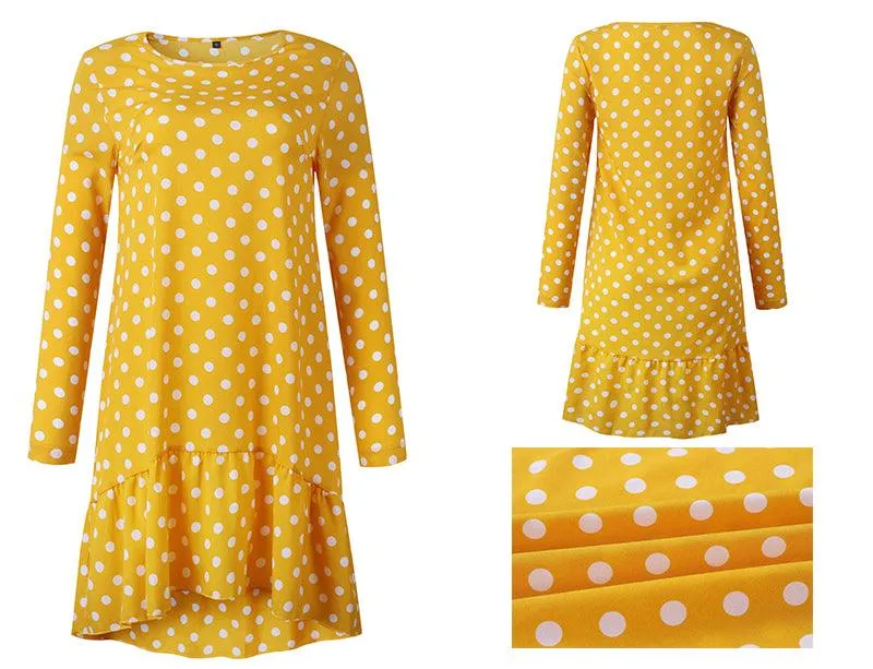 Doris Ruffle Bottom Dress