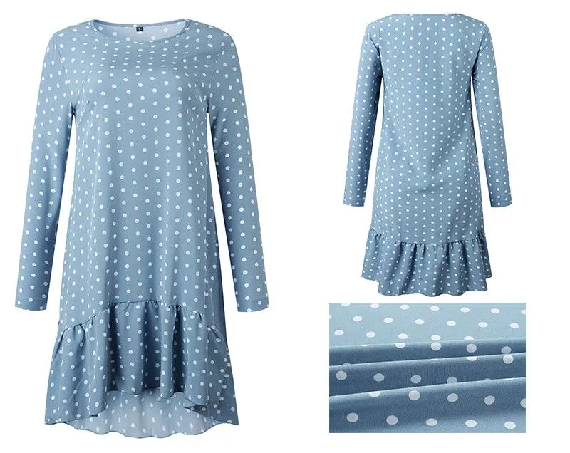 Doris Ruffle Bottom Dress