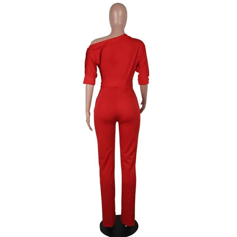 Elegant Off Shoulder Women Jumpsuits