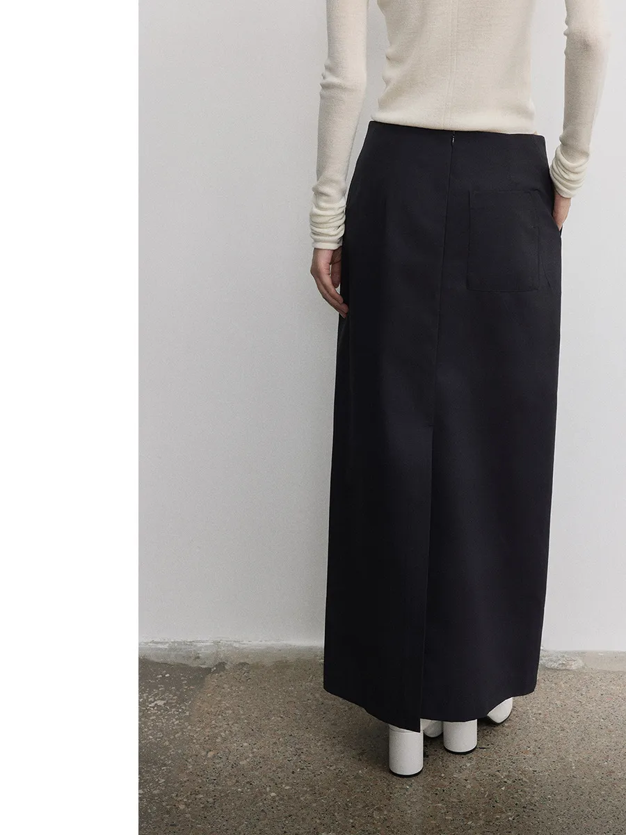 Elegant Vertical A-line Skirt
