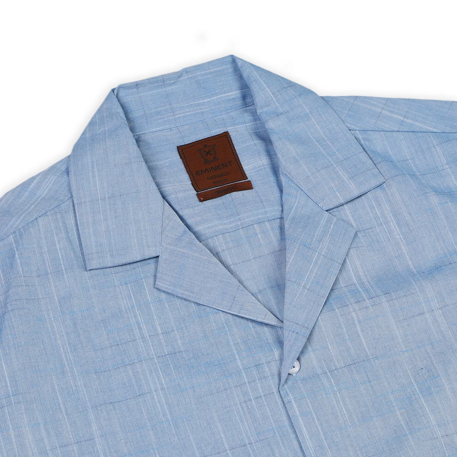 Eminent Men's Casual Half Sleeves Shirt - Blue