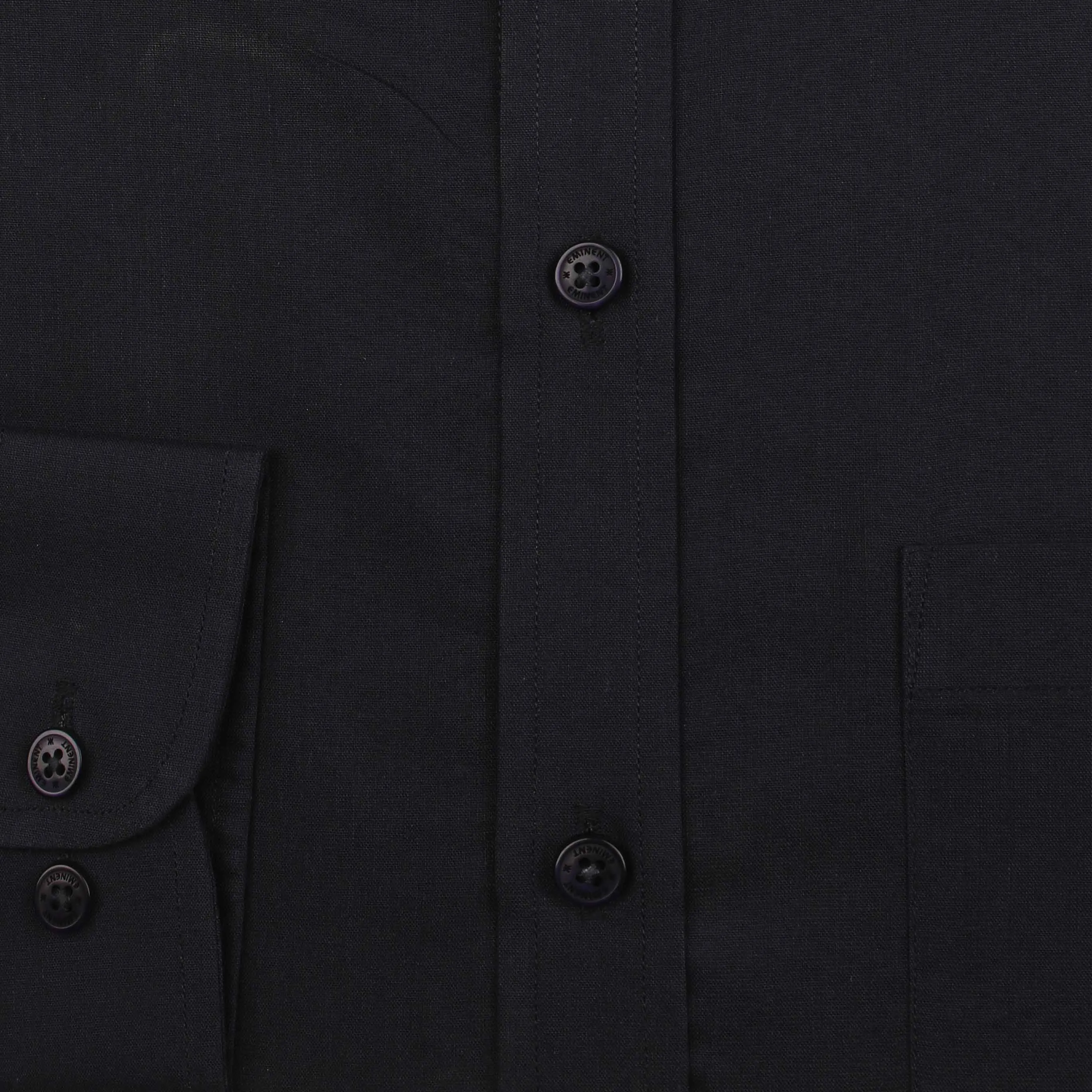 Eminent Men's Chambray Shirt - Navy Blue