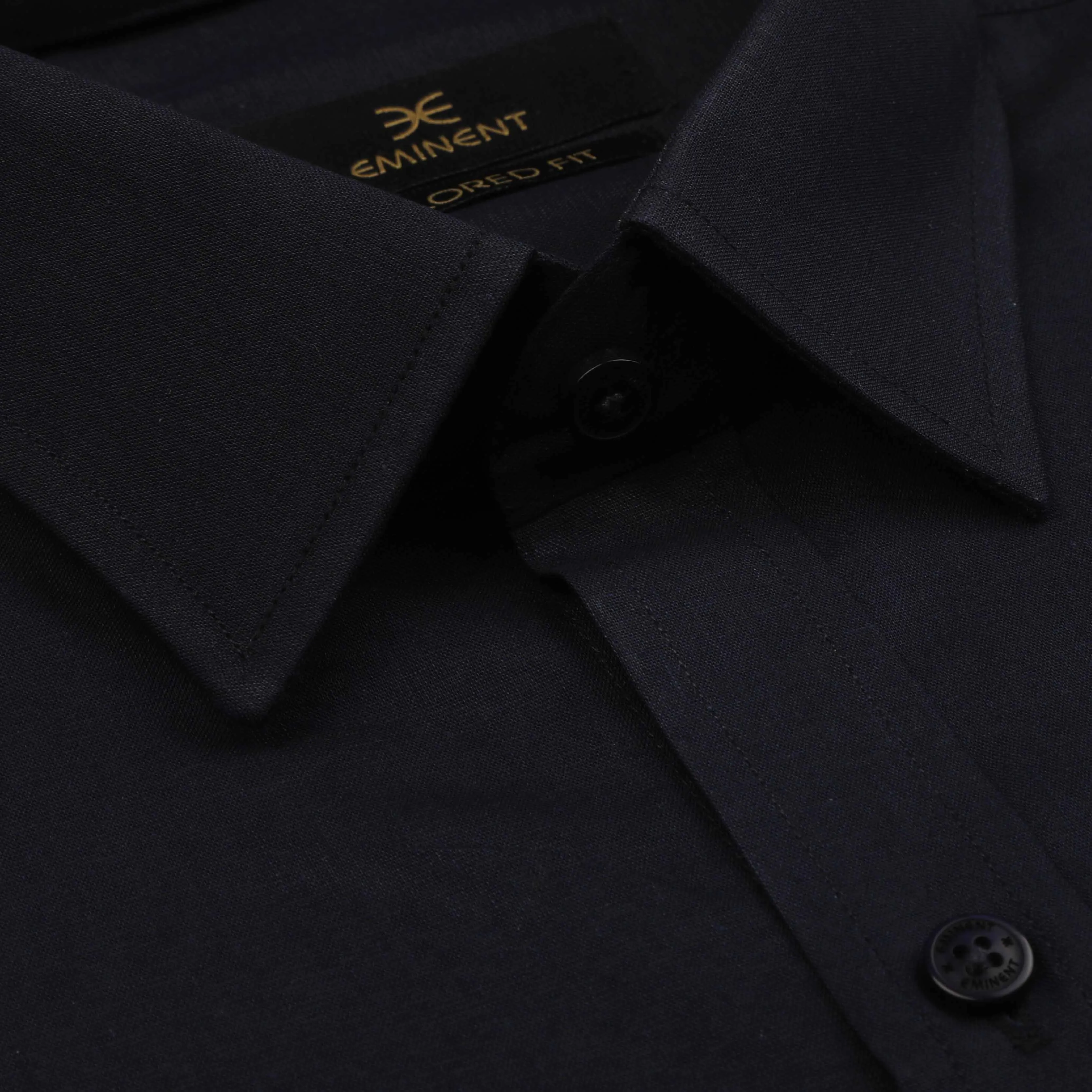 Eminent Men's Chambray Shirt - Navy Blue