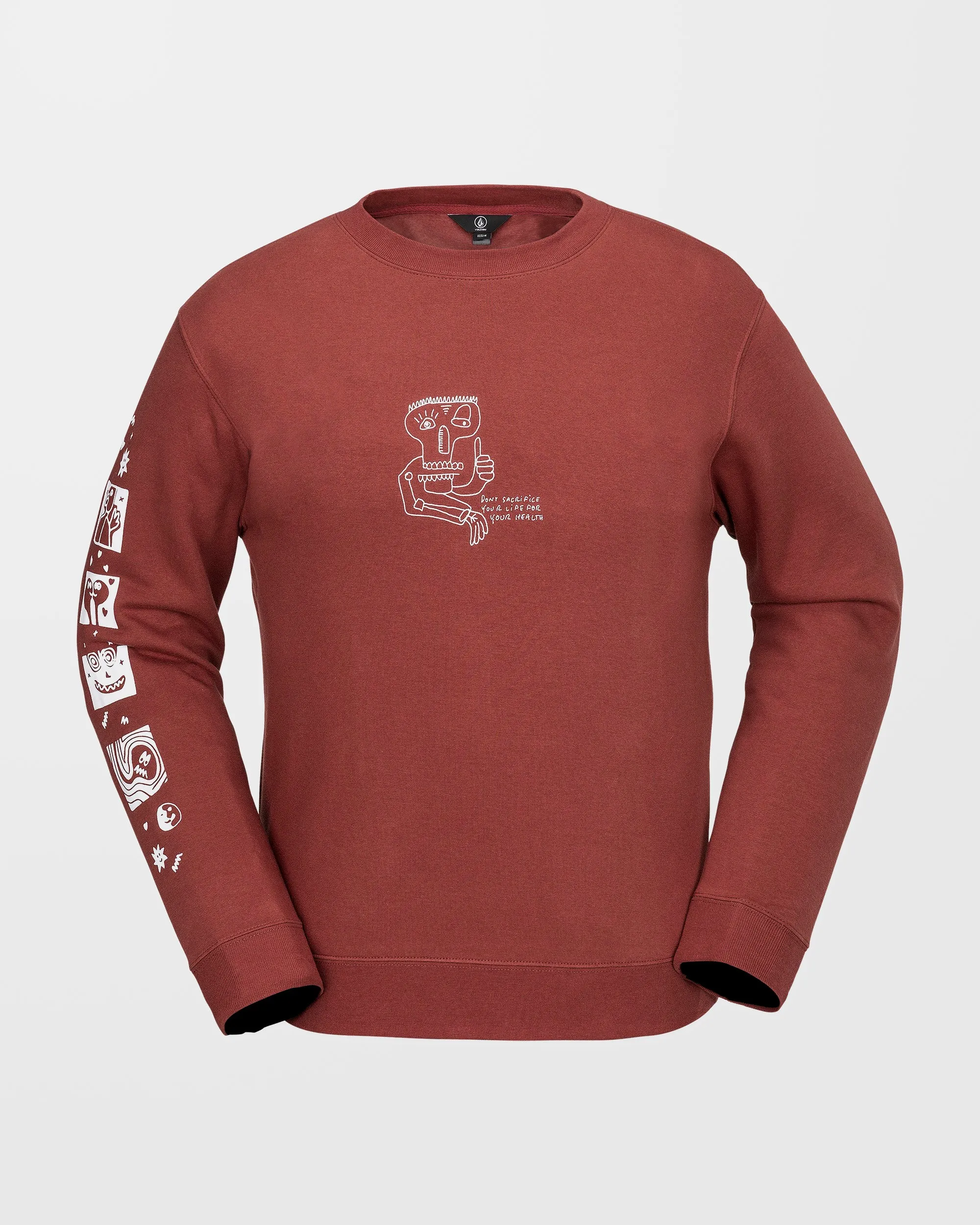 Essential Fleece Sweatshirt - Redwood