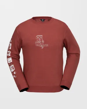 Essential Fleece Sweatshirt - Redwood
