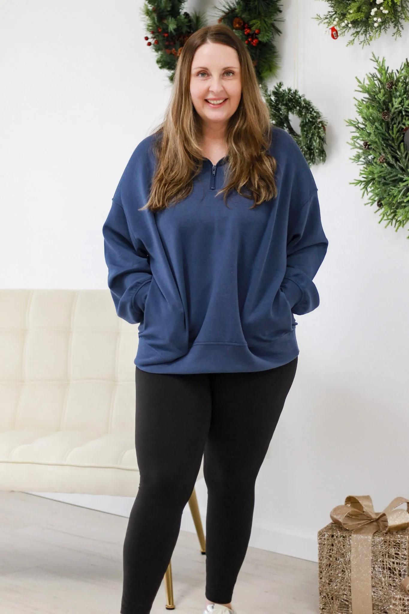 Everyday Scuba Pullover in Marlin Blue