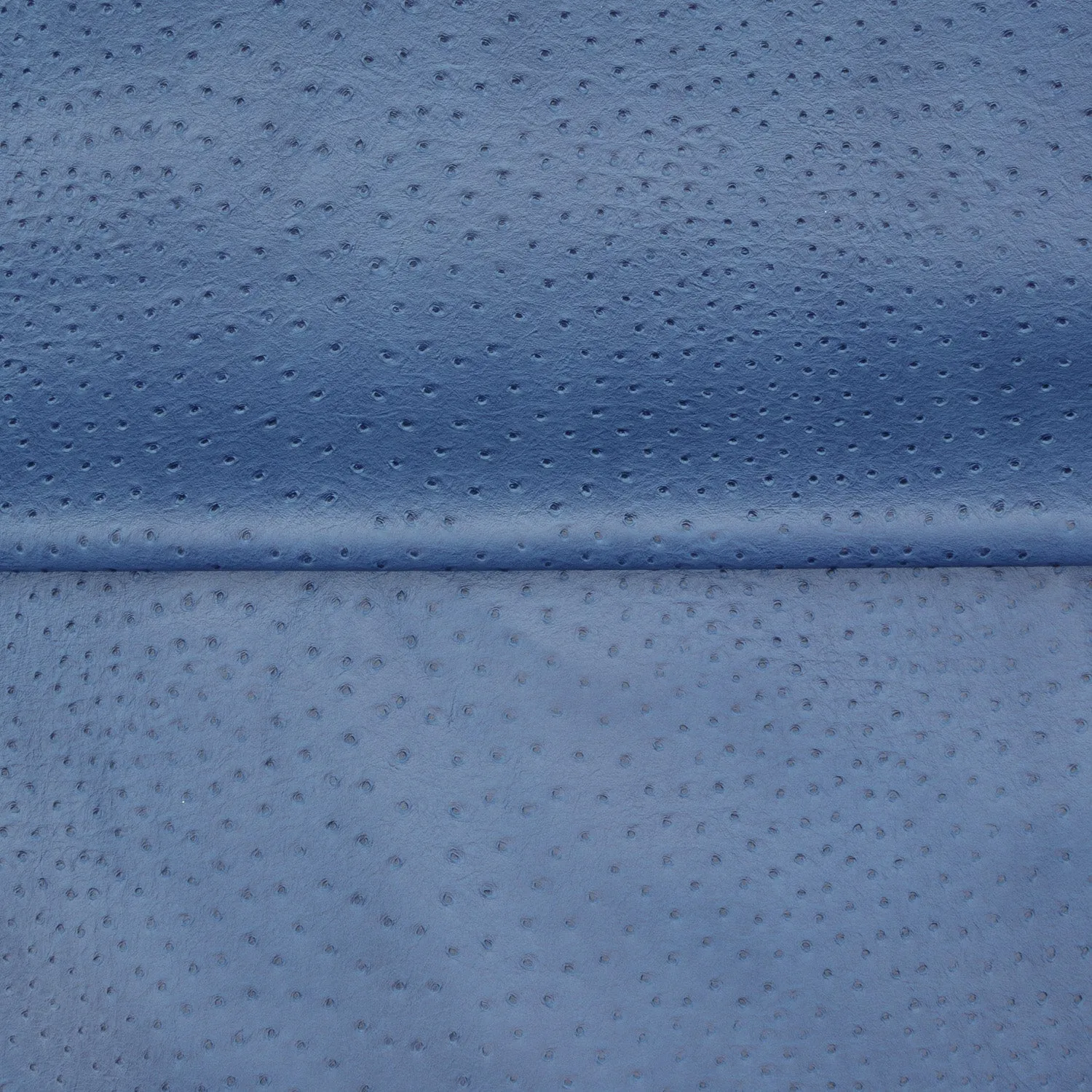 Faux Leather Blue Ostrich