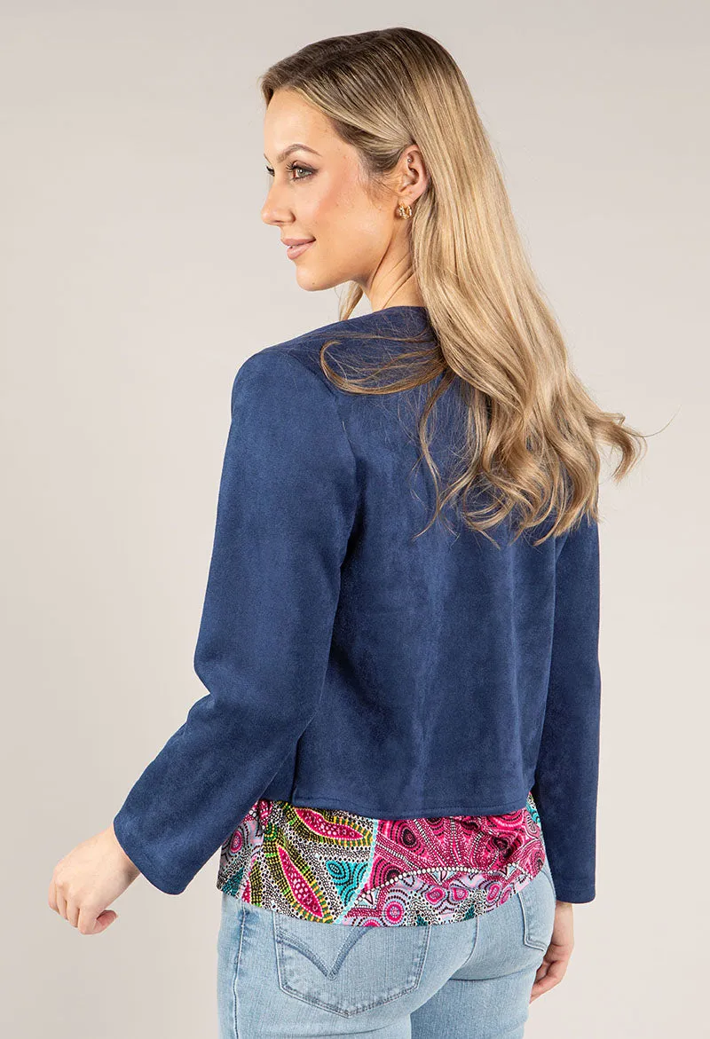 Faux Suede Jacket