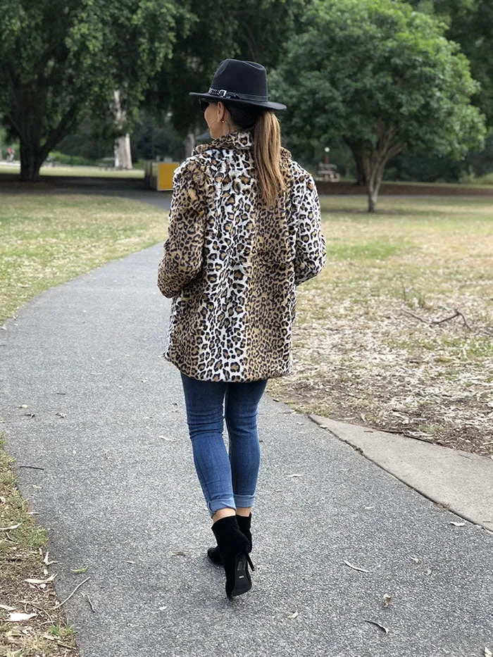 Fierce Leopard Coat