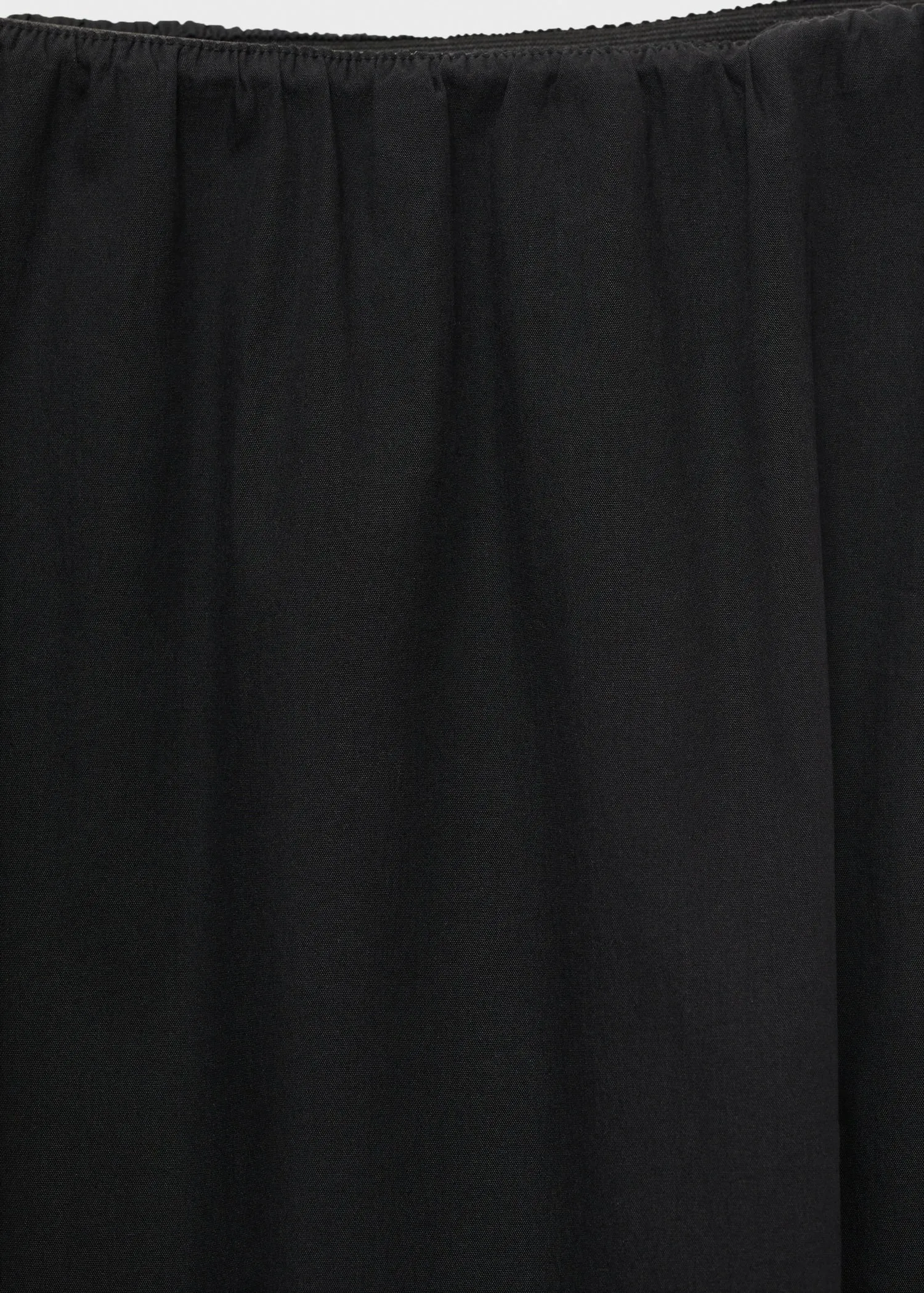Flared cotton skirt