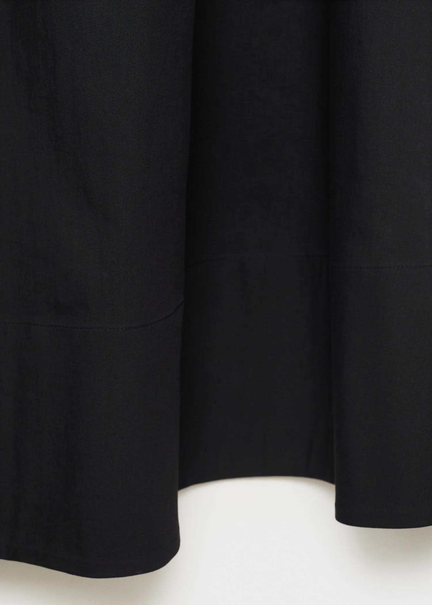 Flared cotton skirt