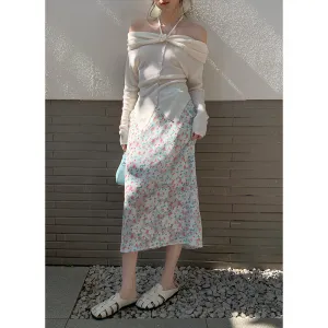 Floral A-line Skirt