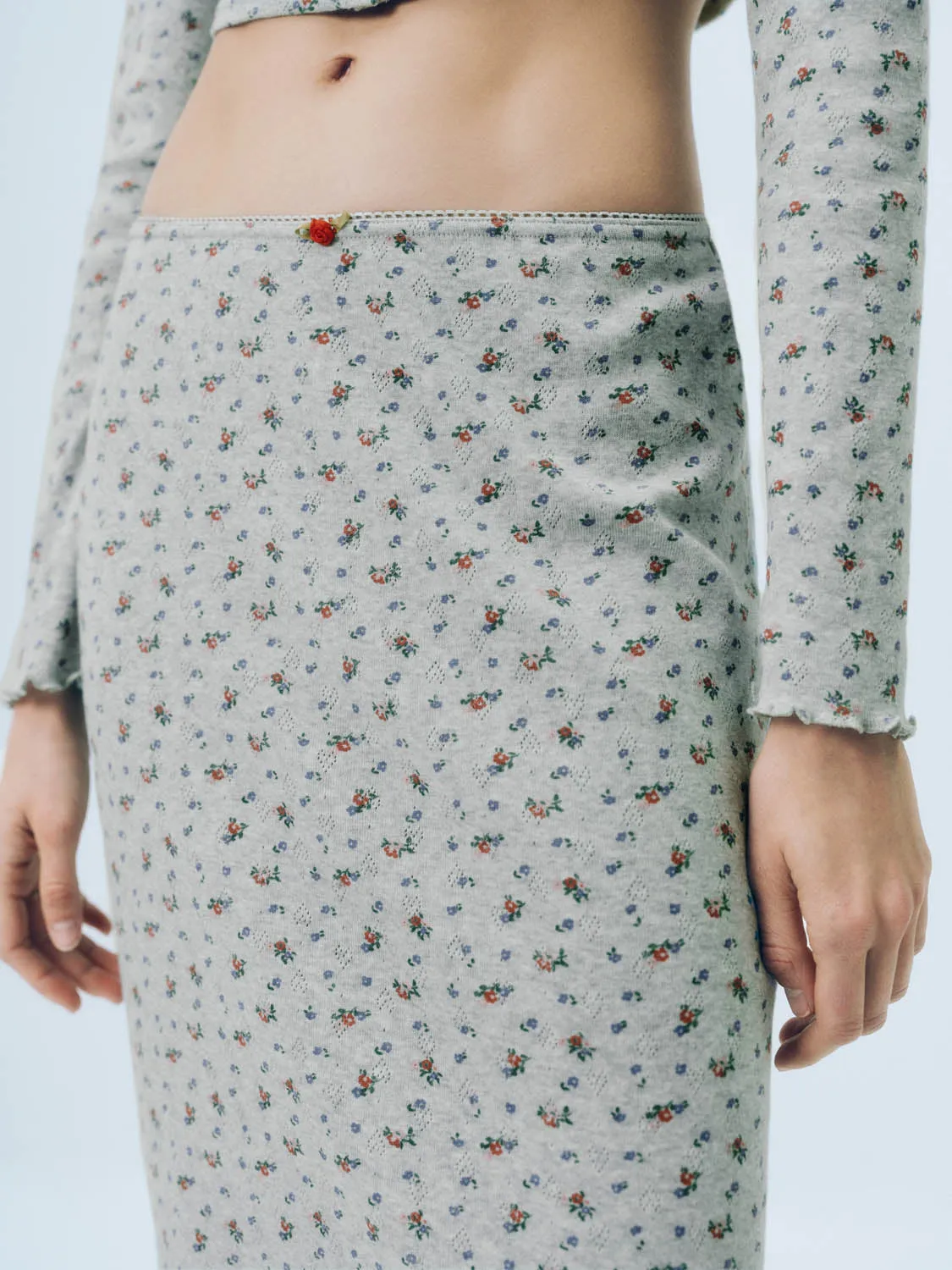 Floral A-Line Skirts