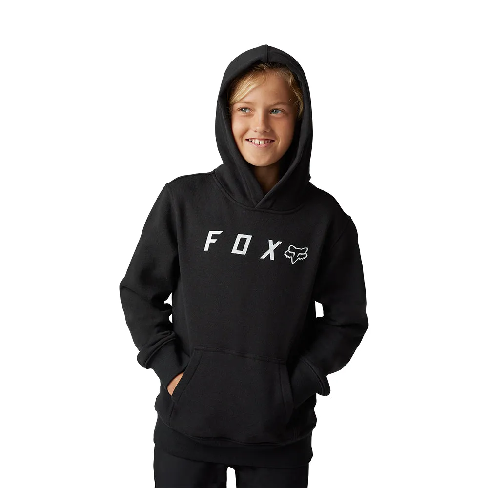 FOX YOUTH ABSOLUTE PULLOVER FLEECE HOODY [BLACK]