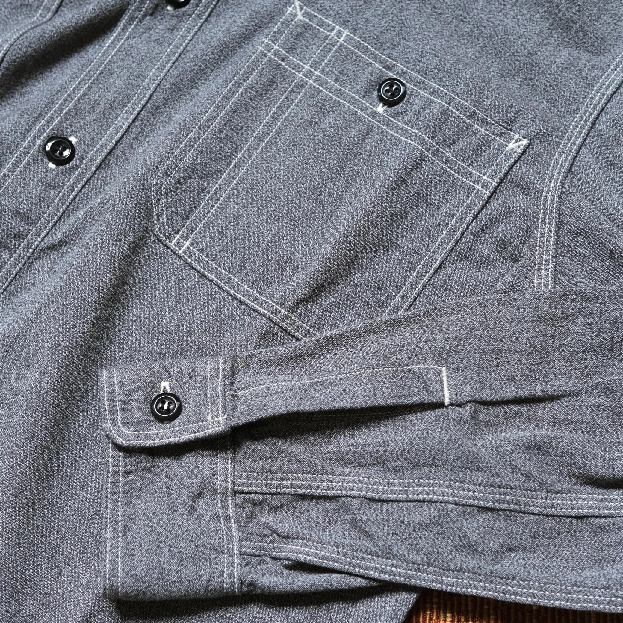 FULL COUNT Archaic Chambray Shirt
