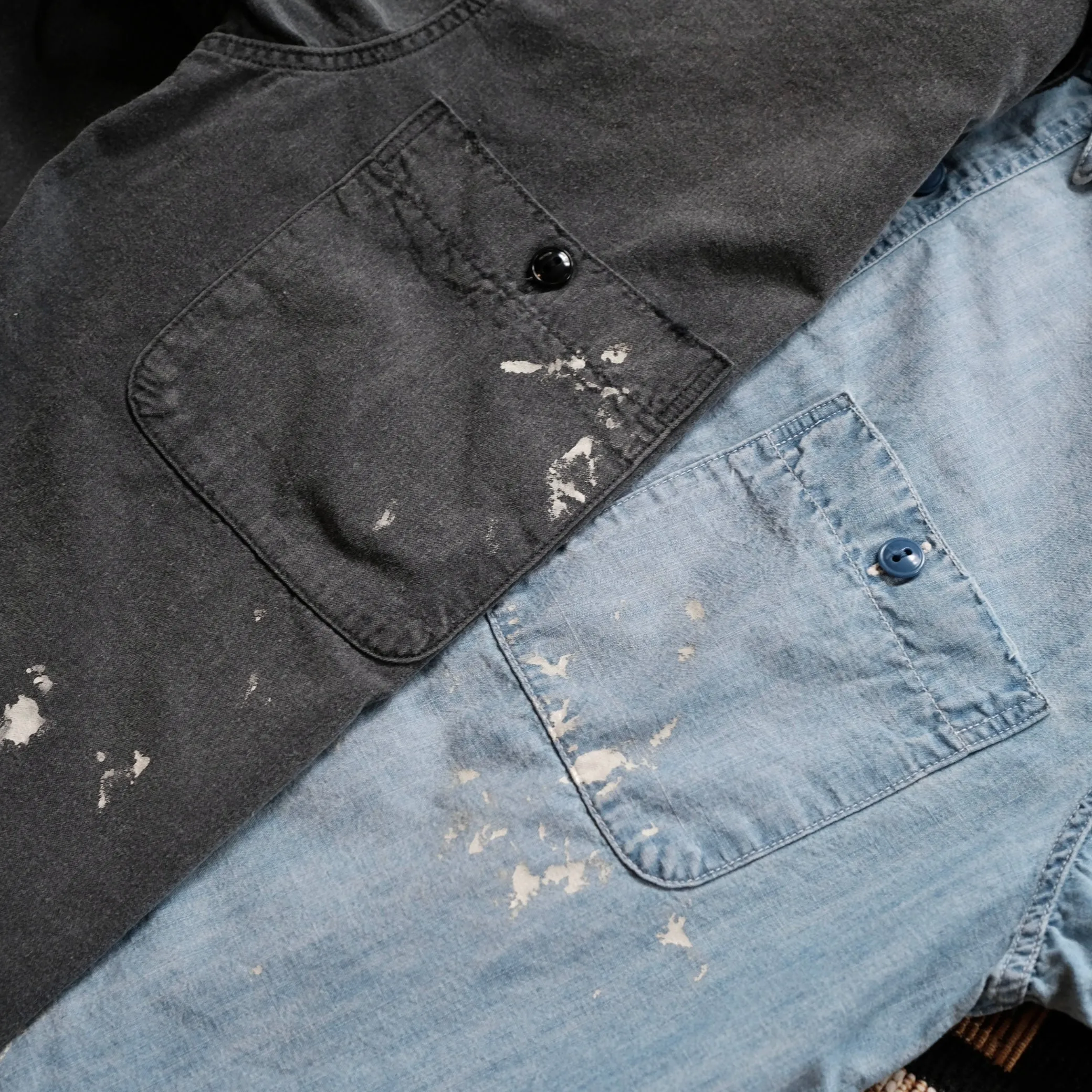 FULL COUNT Chambray Work Shirt (Aging)