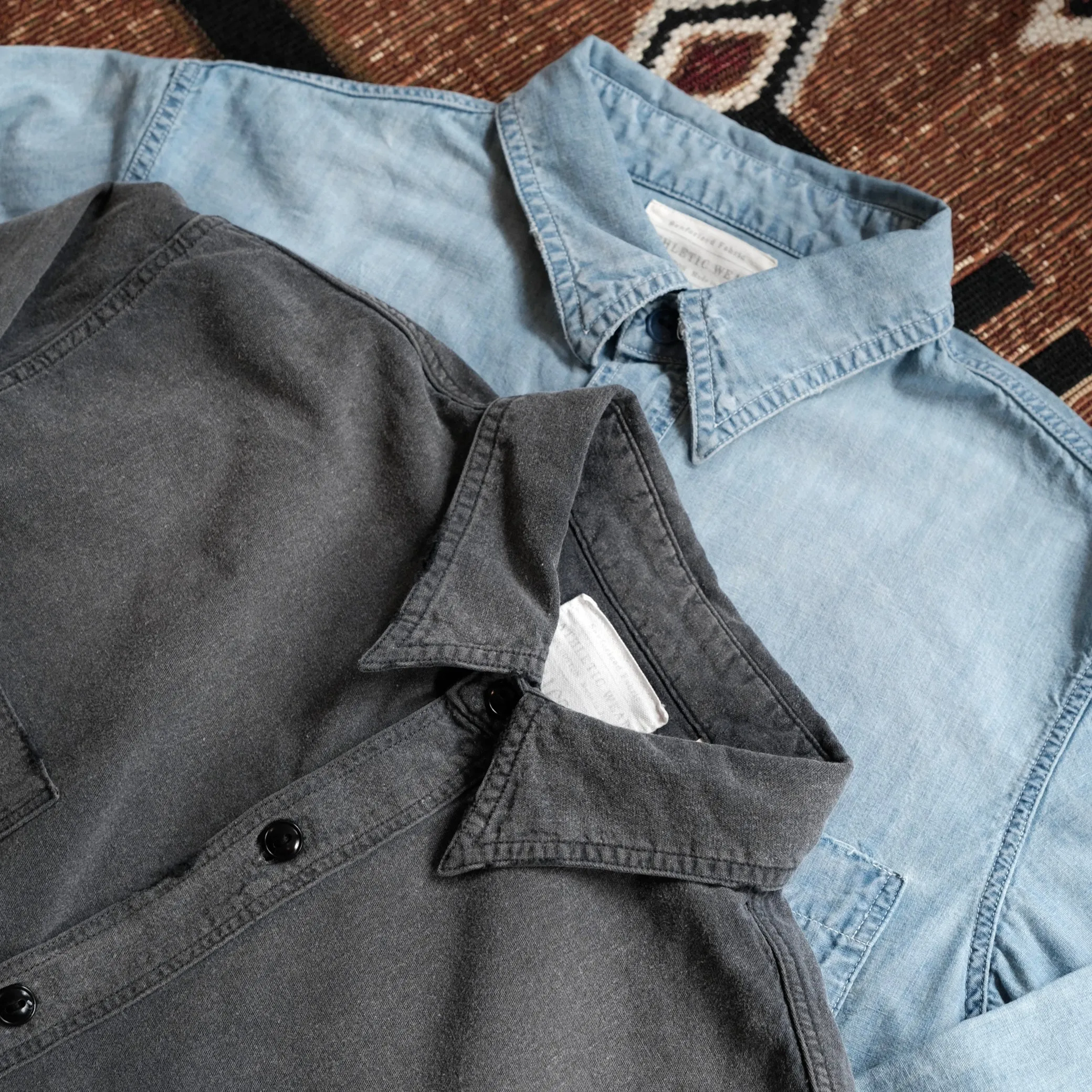 FULL COUNT Chambray Work Shirt (Aging)