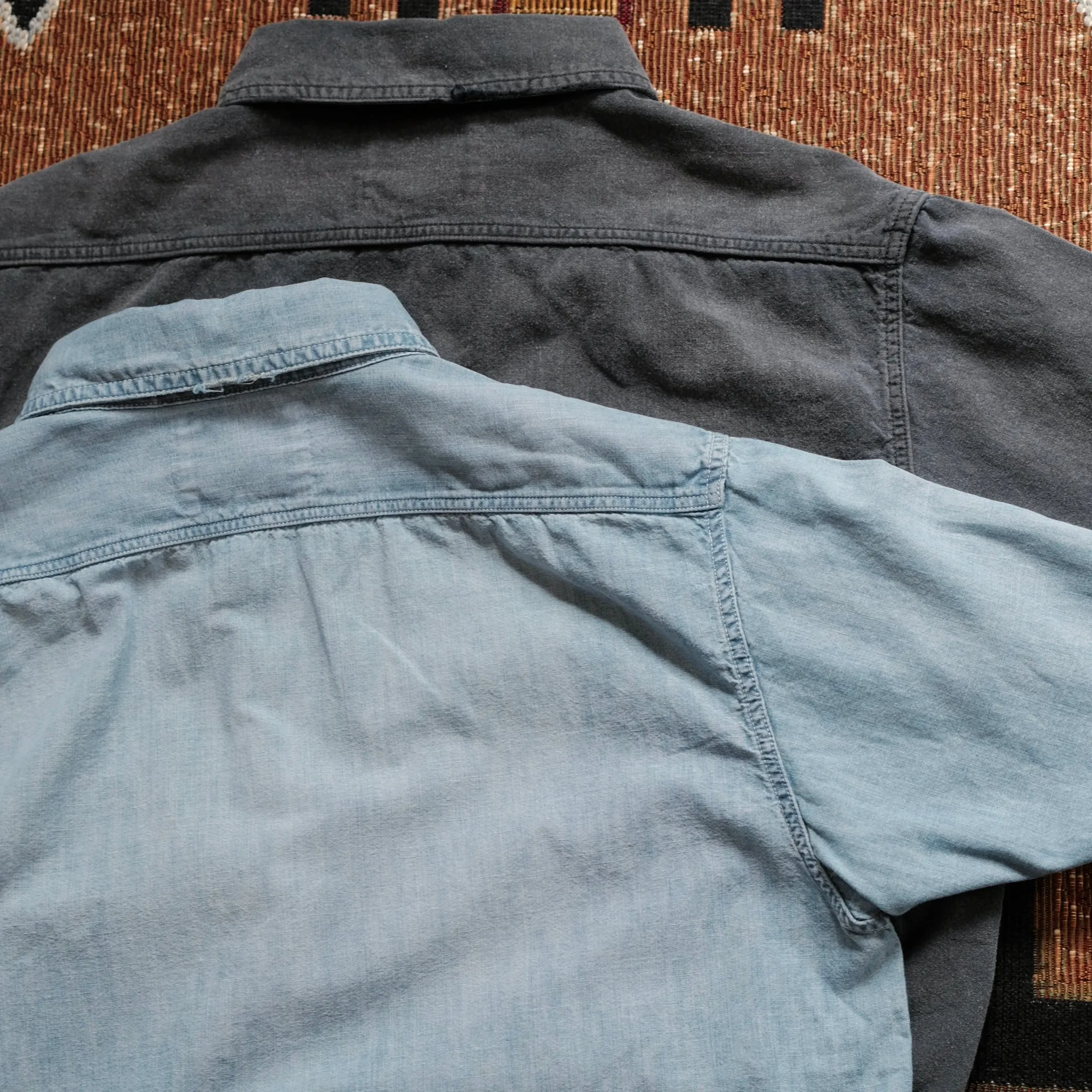 FULL COUNT Chambray Work Shirt (Aging)